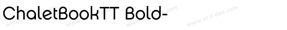 ChaletBookTT Bold字体转换